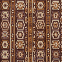 Load image into Gallery viewer, Essentials Southwestern Tribal Upholstery Fabric Brown Gray Gold Beige / Canyon Santa Fe