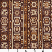 Load image into Gallery viewer, Essentials Southwestern Tribal Upholstery Fabric Brown Gray Gold Beige / Canyon Santa Fe