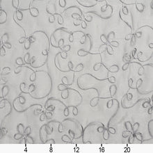 Load image into Gallery viewer, Essentials Sheer Fade Resistance Performance Drapery Squiggly Fabric Gray / Marble