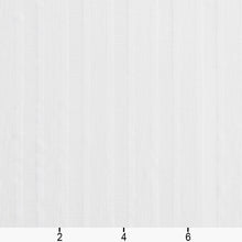 Load image into Gallery viewer, Essentials Sheer Fade Resistance Performance Drapery Stripe Fabric White / Whitewash