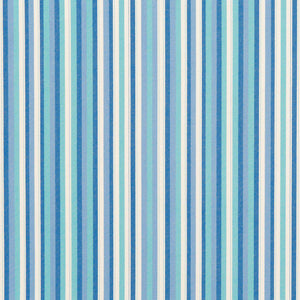 Essentials Outdoor Acrylic Stripe Upholstery Drapery Fabric Auqa Blue White / 30040-04
