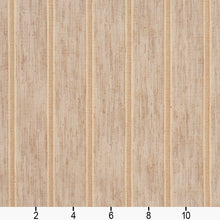 Load image into Gallery viewer, Essentials Sheer Fade Resistance Performance Drapery Stripe Fabric Beige Cream / Sand