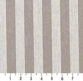 Essentials Heavy Duty Upholstery Stripe Fabric / Beige White