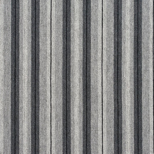 Essentials Upholstery Stripe Fabric Black Gray Silver / CB700-127