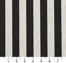 Load image into Gallery viewer, Essentials Heavy Duty Upholstery Stripe Fabric / Black White