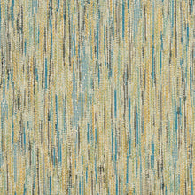 Load image into Gallery viewer, Essentials Upholstery Drapery Stripe Fabric / Blue Yellow Lime