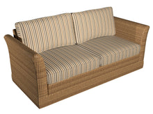 Load image into Gallery viewer, Essentials Outdoor Acrylic Stripe Upholstery Drapery Fabric Brown Gray Beige / 30000-05