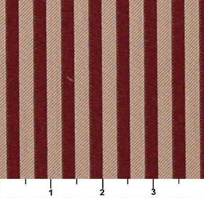 Essentials Heavy Duty Stripe Upholstery Fabric / Burgundy Beige