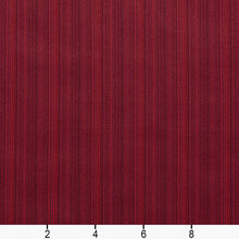 Load image into Gallery viewer, Essentials Heavy Duty Stripe Upholstery Drapery Fabric / Burgundy Red
