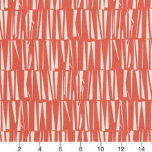 Load image into Gallery viewer, Essentials Upholstery Drapery Stripe Fabric / Coral