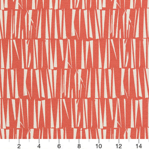 Essentials Upholstery Drapery Stripe Fabric / Coral