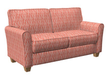 Load image into Gallery viewer, Essentials Upholstery Drapery Stripe Fabric / Coral