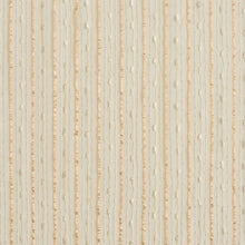 Load image into Gallery viewer, Essentials Sheer Fade Resistance Performance Drapery Stripe Fabric Cream / Wheat