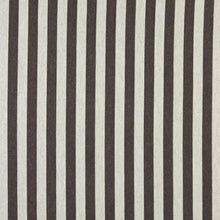 Load image into Gallery viewer, Essentials Heavy Duty Upholstery Stripe Fabric / Dark Brown White