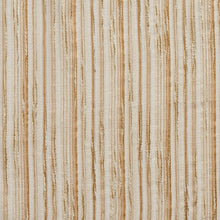 Load image into Gallery viewer, Essentials Sheer Fade Resistance Performance Drapery Stripe Fabric Gold / Nugget