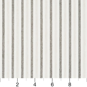 Essentials Outdoor Acrylic Stripe Upholstery Drapery Fabric Gray Beige White / 30070-01
