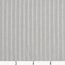 Load image into Gallery viewer, Essentials Sheer Fade Resistance Performance Drapery Stripe Fabric Gray / Sterling