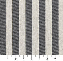 Load image into Gallery viewer, Essentials Heavy Duty Upholstery Stripe Fabric / Gray White