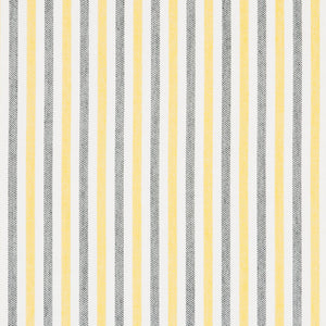 Essentials Outdoor Acrylic Stripe Upholstery Drapery Fabric Gray Yellow White / 30070-03