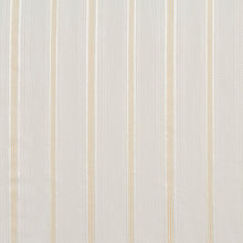 Load image into Gallery viewer, Essentials Sheer Fade Resistance Performance Drapery Stripe Fabric Ivory Gold / Ivory