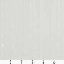 Load image into Gallery viewer, Essentials Sheer Fade Resistance Performance Drapery Stripe Fabric Ivory / Natural