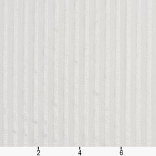 Load image into Gallery viewer, Essentials Sheer Fade Resistance Performance Drapery Stripe Fabric Ivory / Pearl