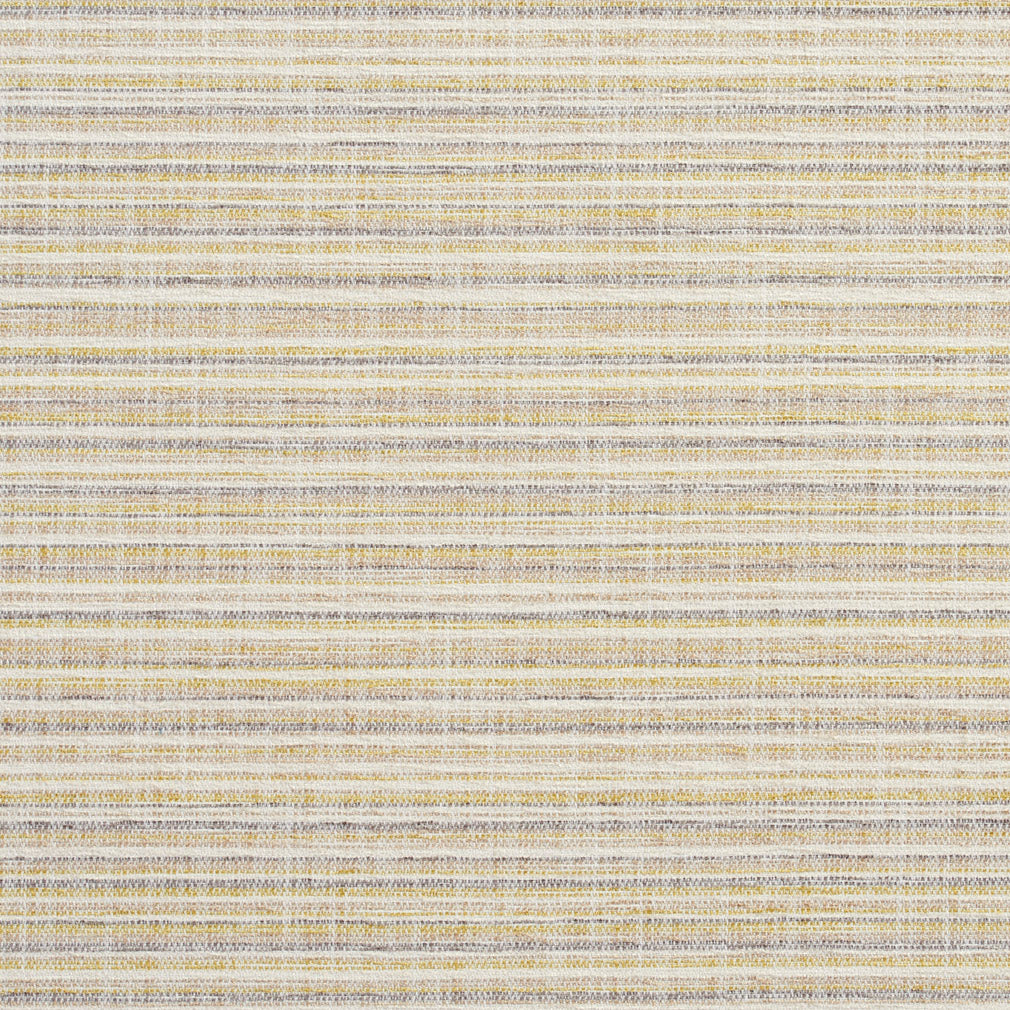 Essentials Heavy Duty Upholstery Drapery Stripe Fabric / Lime Gray White