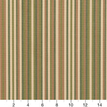 Load image into Gallery viewer, Essentials Outdoor Acrylic Stripe Upholstery Drapery Fabric Olive Green Beige / 30040-03
