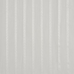 Essentials Sheer Fade Resistance Performance Drapery Stripe Fabric / Silver