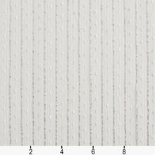 Load image into Gallery viewer, Essentials Sheer Fade Resistance Performance Drapery Stripe Fabric Silver / Opal