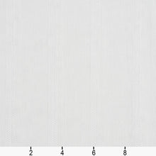 Load image into Gallery viewer, Essentials Sheer Fade Resistance Performance Drapery Stripe Fabric / Snow White
