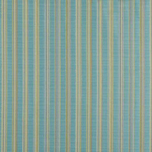 Essentials Upholstery Stripe Fabric / Turquoise Yellow