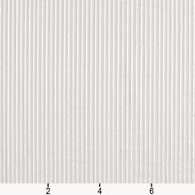 Load image into Gallery viewer, Essentials Sheer Fade Resistance Performance Drapery Stripe Fabric White / Pearl