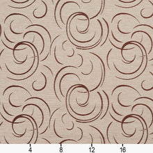 Load image into Gallery viewer, Essentials Taupe Beige Swirl Abstract Upholstery Fabric