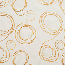 Load image into Gallery viewer, Essentials Sheer Fade Resistance Performance Drapery Swirls Fabric / Caramel