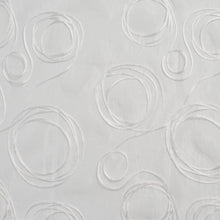 Load image into Gallery viewer, Essentials Sheer Fade Resistance Performance Drapery Swirls Fabric White / Pearl