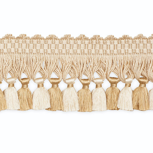 Schumacher Johanna Tassel Fringe Trim TF1054-2 / Oatmeal/Eggshell