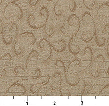 Load image into Gallery viewer, Essentials Heavy Duty Mid Century Modern Scotchgard Upholstery Fabric Tan Beige Paisley / Camel
