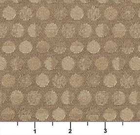 Essentials Mid Century Modern Geometric Tan Beige Polka Dot Upholstery Fabric / Buff