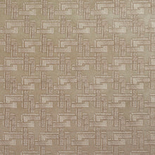 Load image into Gallery viewer, Essentials Heavy Duty Tan Geometric Upholstery Vinyl / Cafe