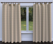 Load image into Gallery viewer, Essentials Tapestry Trellis Upholstery Drapery Beige Fabric