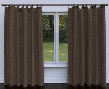 Load image into Gallery viewer, Essentials Tapestry Trellis Upholstery Drapery Black Fabric
