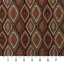 Load image into Gallery viewer, Essentials Tapestry Trellis Upholstery Drapery Brown Fabric