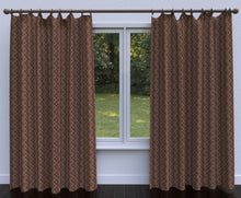 Load image into Gallery viewer, Essentials Tapestry Trellis Upholstery Drapery Brown Fabric