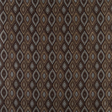 Load image into Gallery viewer, Essentials Tapestry Trellis Upholstery Drapery Dark Brown Fabric