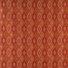 Load image into Gallery viewer, Essentials Tapestry Trellis Upholstery Drapery Red Fabric