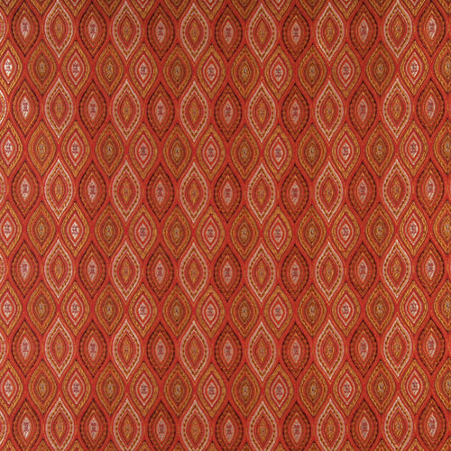 Essentials Tapestry Trellis Upholstery Drapery Red Fabric