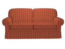 Load image into Gallery viewer, Essentials Tapestry Trellis Upholstery Drapery Red Fabric