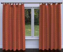 Load image into Gallery viewer, Essentials Tapestry Trellis Upholstery Drapery Red Fabric