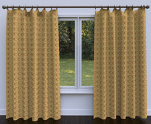 Load image into Gallery viewer, Essentials Tapestry Trellis Upholstery Drapery Yellow Fabric